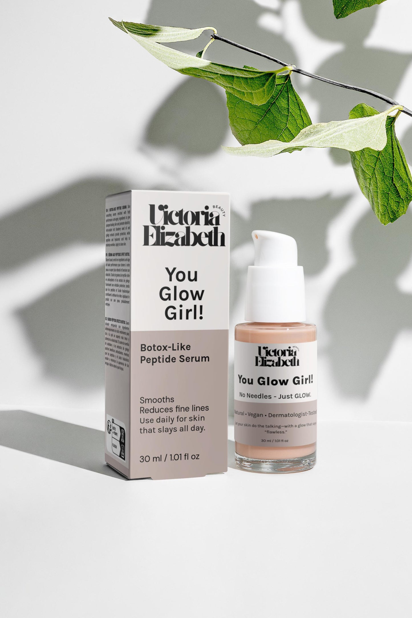 You Glow Girl! Botox-Like Peptide Serum