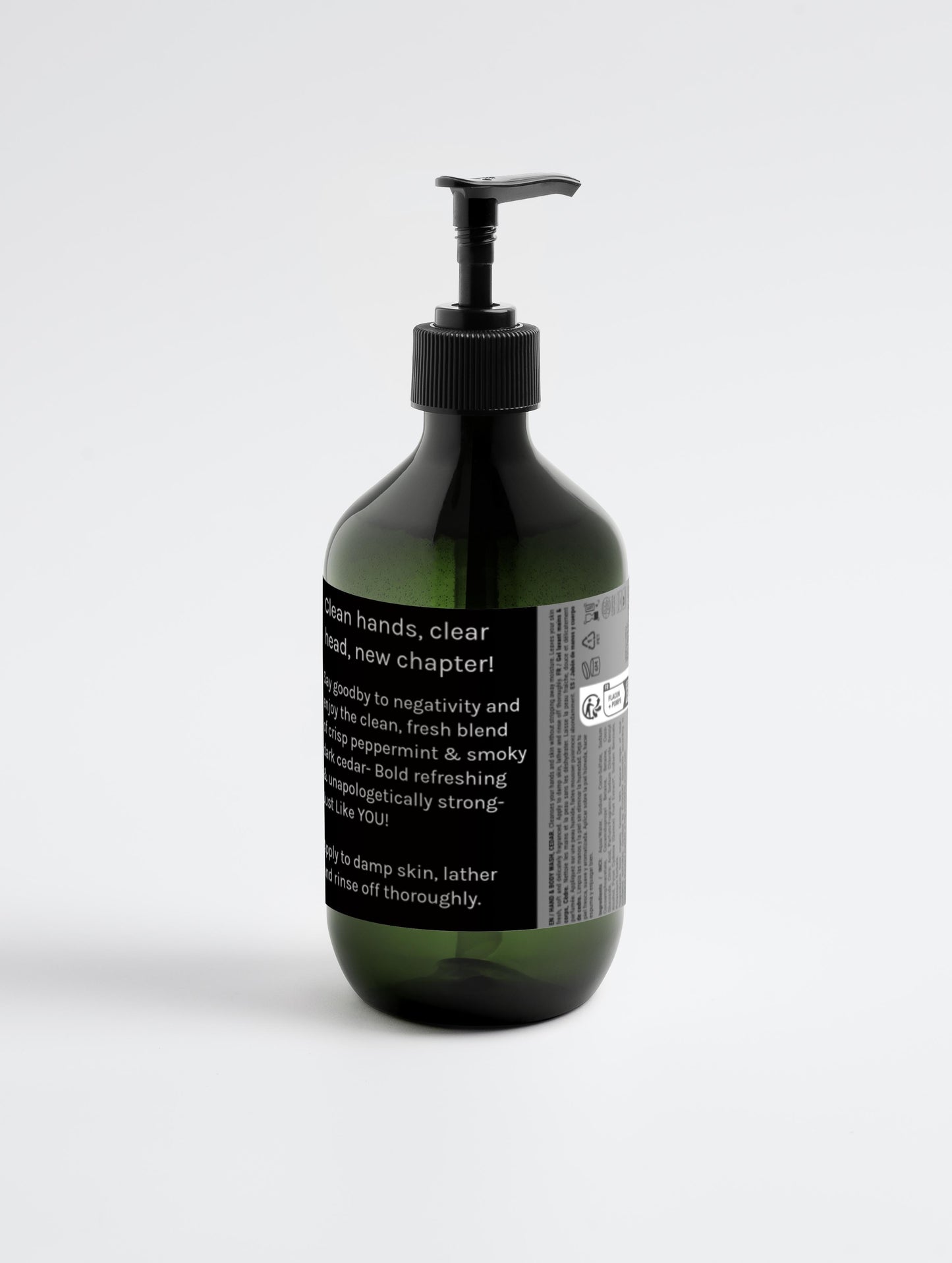 Talk to the Hand Wash! - Peppermint & Dark Cedar