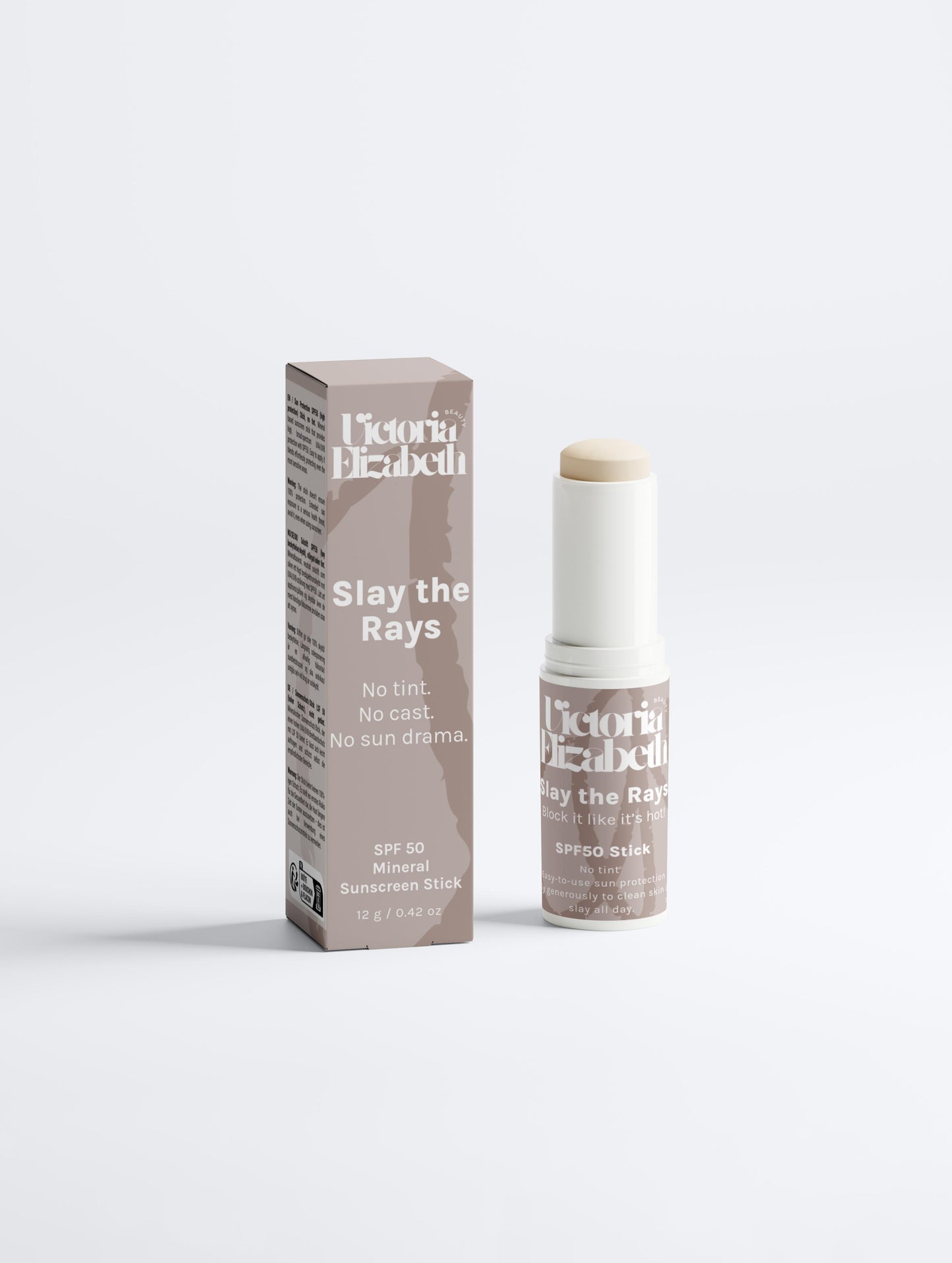 Slay the Rays – SPF 50 Mineral Sunscreen Stick (no tint)