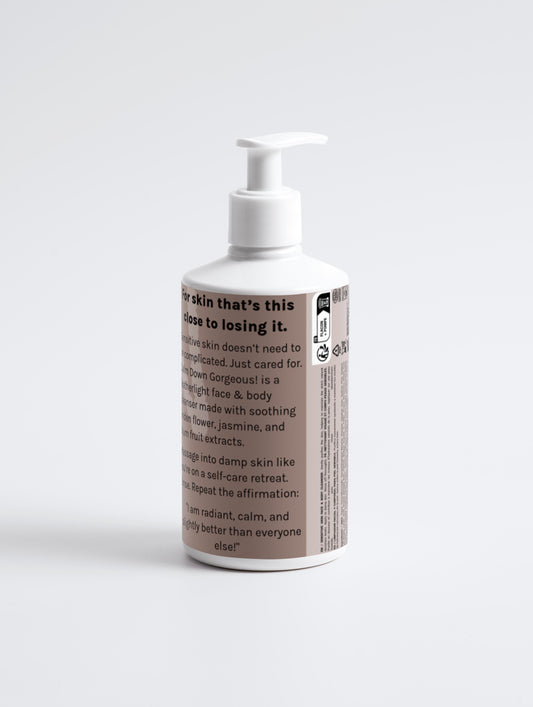 Calm Down Gorgeous! Sensitive Skin Face & Body Cleanser