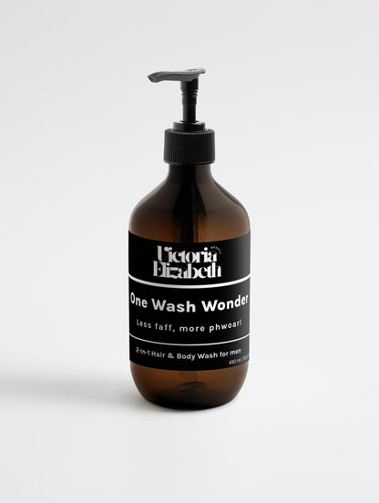 One Wash Wonder -  2-in-1 Hair & Body Wash for men