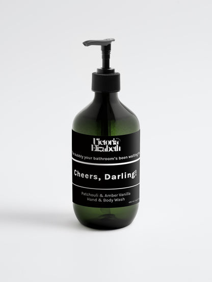 Cheers, Darling - Patchouli & Amber Vanilla Hand & Body Wash