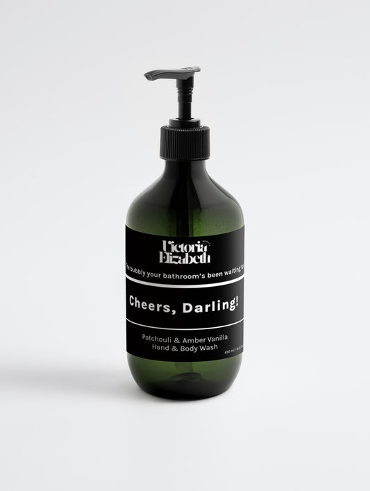 Cheers, Darling - Patchouli & Amber Vanilla Hand & Body Wash